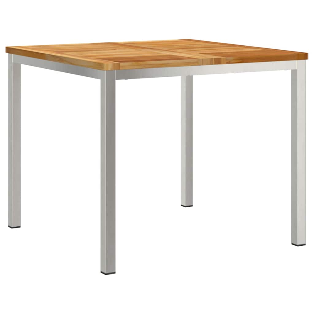 Garten Essgruppe 5 pcs Braun Teak-Massivholz