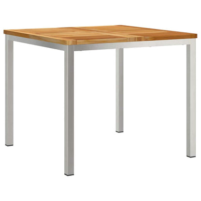 Garten Essgruppe 5 pcs Braun Teak-Massivholz