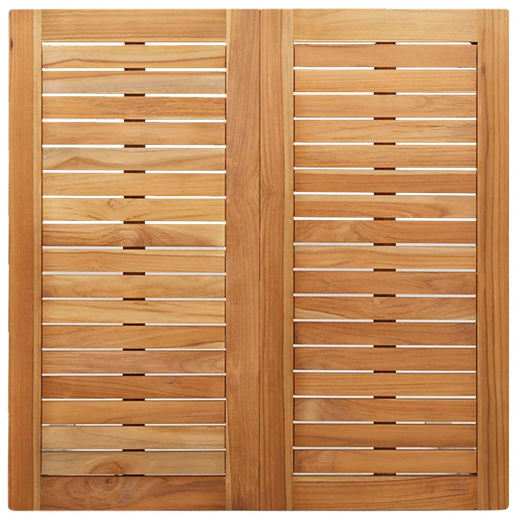 Garten Essgruppe 5 pcs Braun Teak-Massivholz