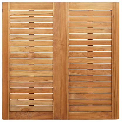 Garten Essgruppe 5 pcs Braun Teak-Massivholz