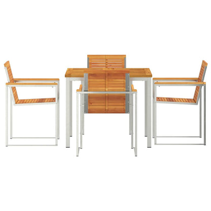 Garten-Ess-Set 5 pcs Massives Akazienholz