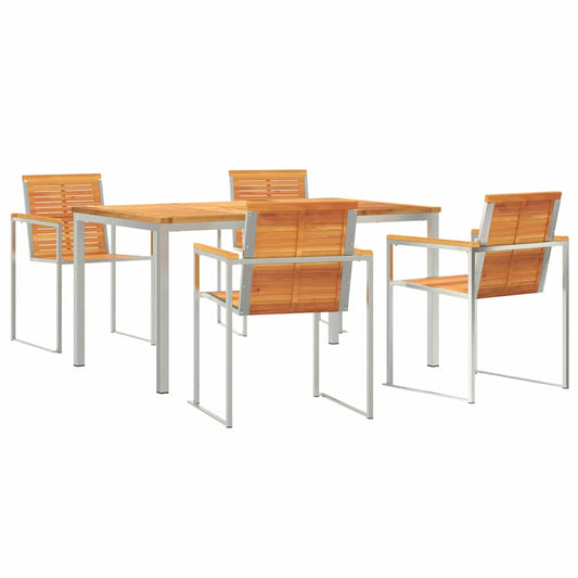 Garten Essgruppe 5 pcs Massivholz Akazie