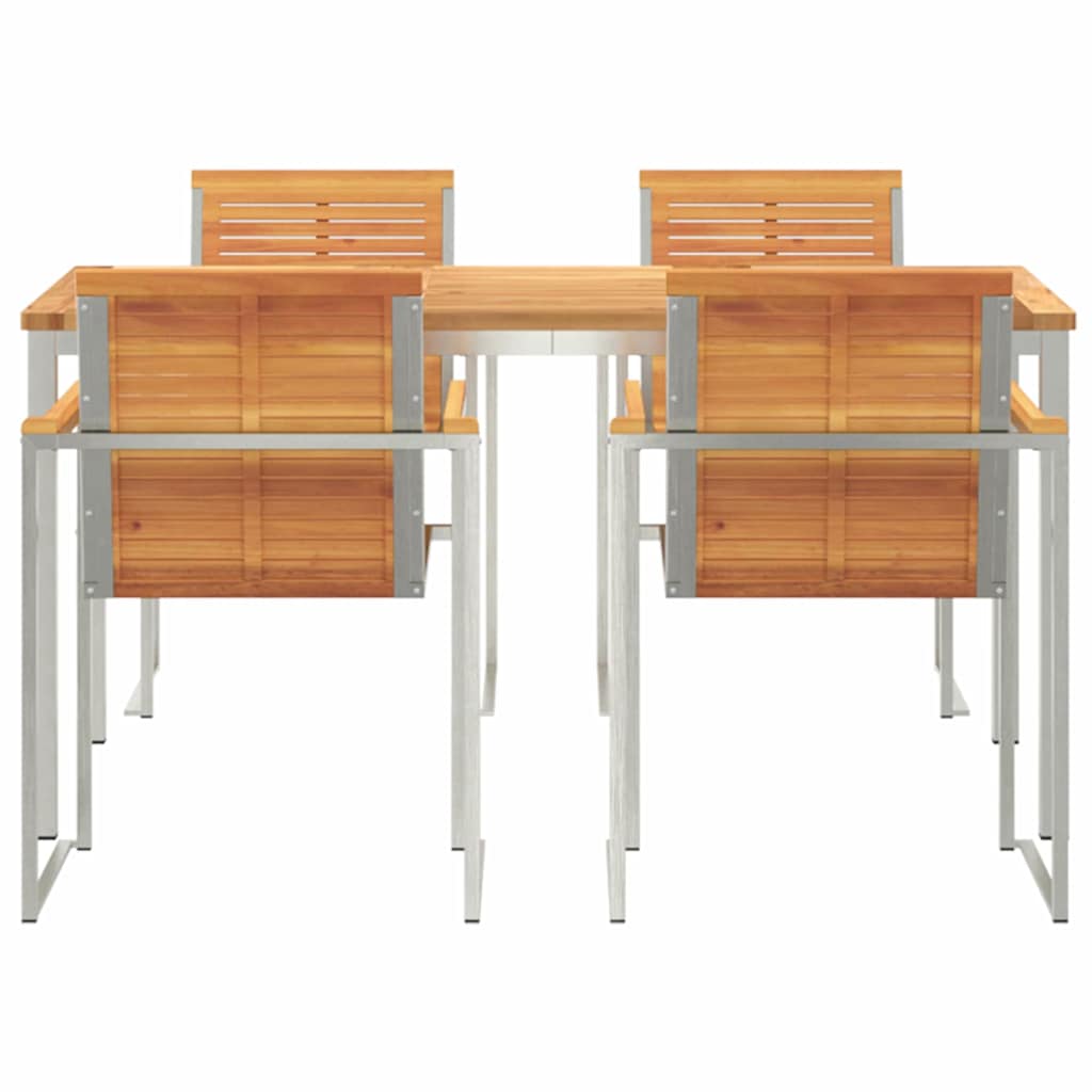 Garten Essgruppe 5 pcs Massivholz Akazie