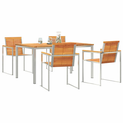 Garten Essgruppe 5 pcs Massivholz Akazie