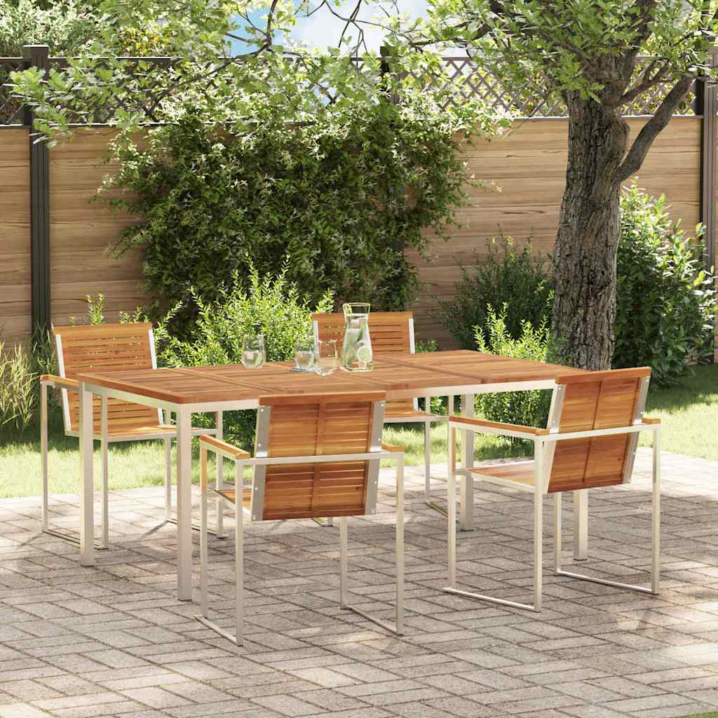 Garten Essgruppe 5 pcs Massivholz Akazie
