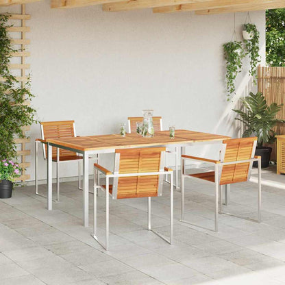 Garten Essgruppe 5 pcs Massivholz Akazie