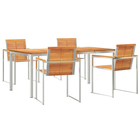 Garten Essgruppe 5 pcs Massivholz Akazie