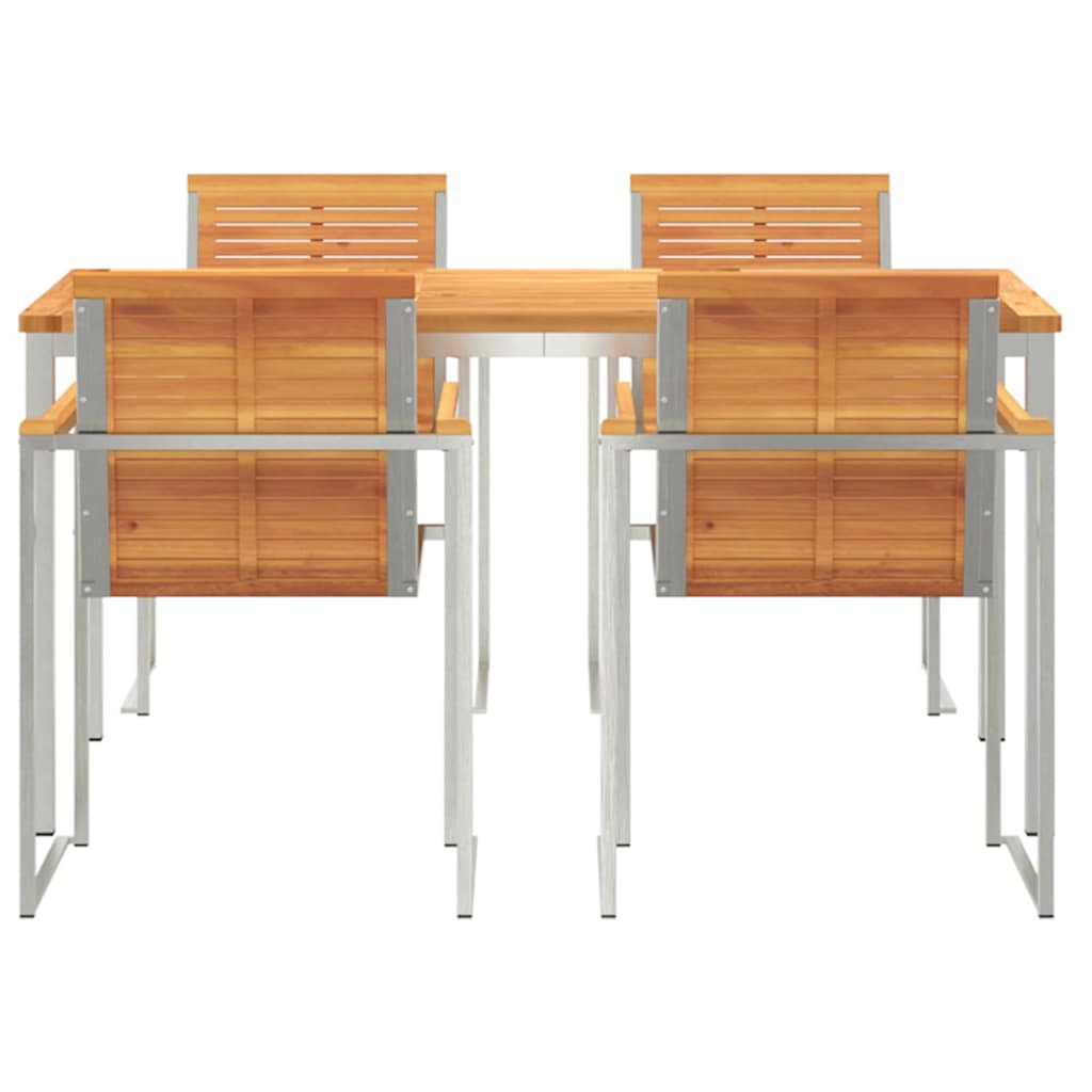 Garten Essgruppe 5 pcs Massivholz Akazie