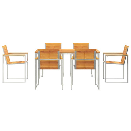 Garten Essgruppe 7 pcs Massivholz Akazie