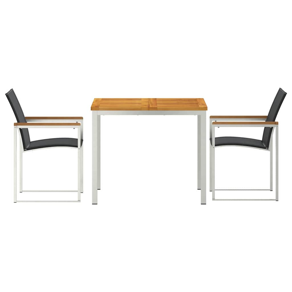 Garten-Ess-Set 3 pcs Massives Akazienholz