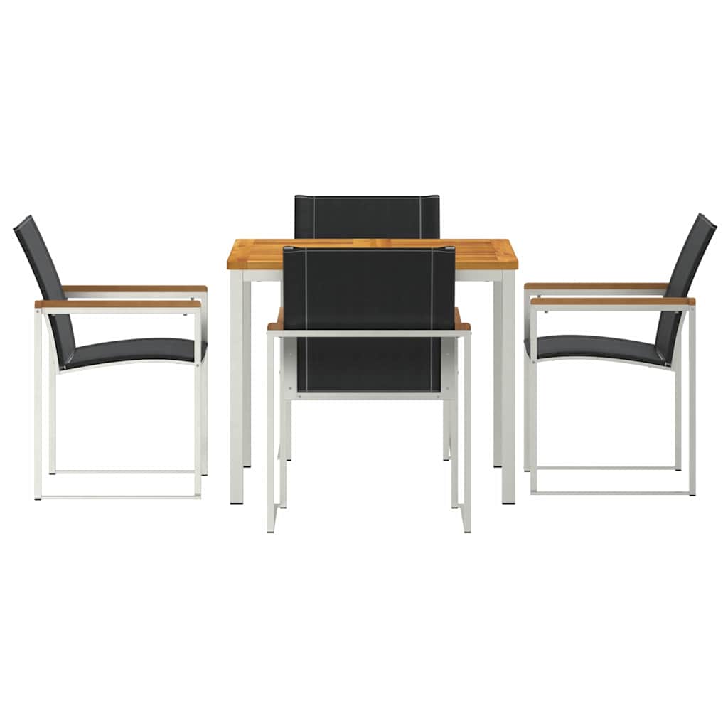 Garten-Ess-Set 5 pcs Massives Akazienholz