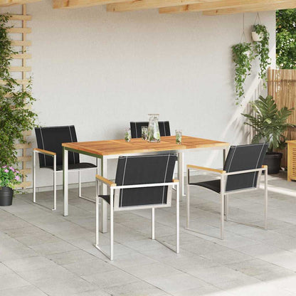 Garten Essgruppe 5 pcs Massivholz Akazie