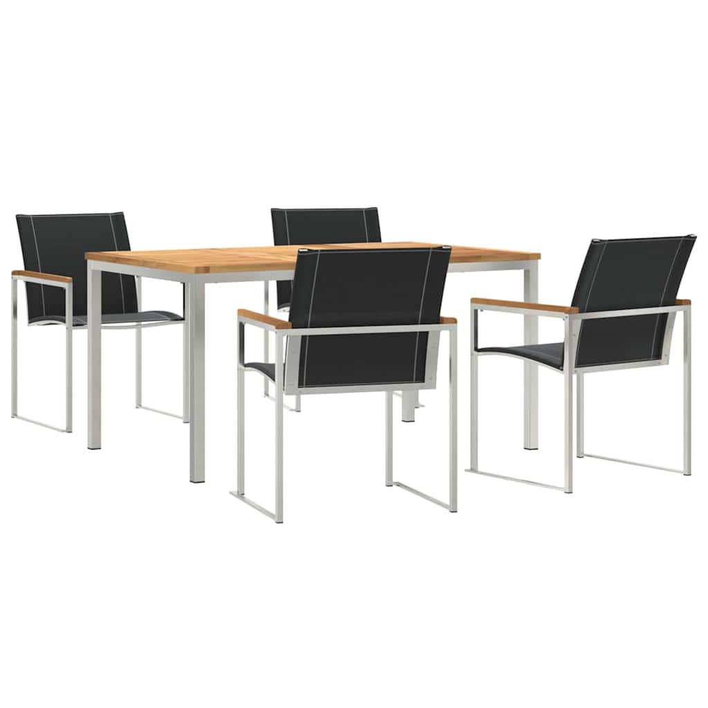 Garten Essgruppe 5 pcs Massivholz Akazie