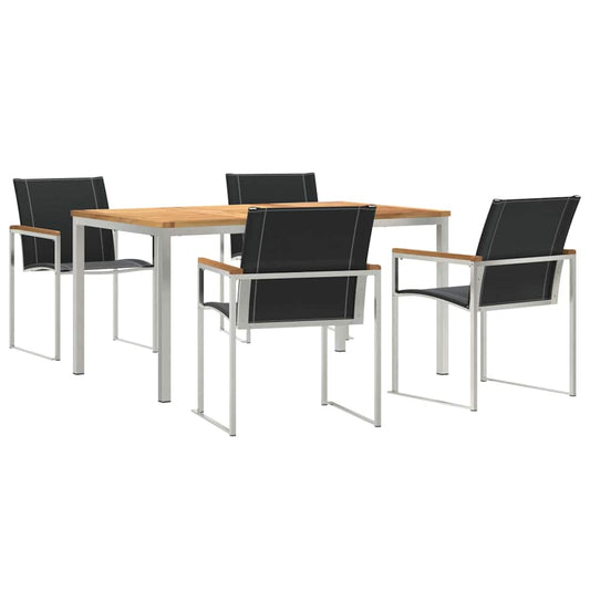 Garten Essgruppe 5 pcs Massivholz Akazie