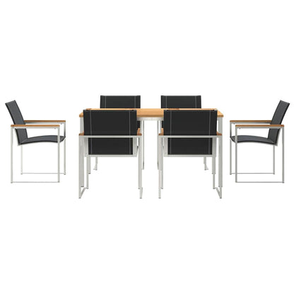 Garten Essgruppe 7 pcs Massivholz Akazie