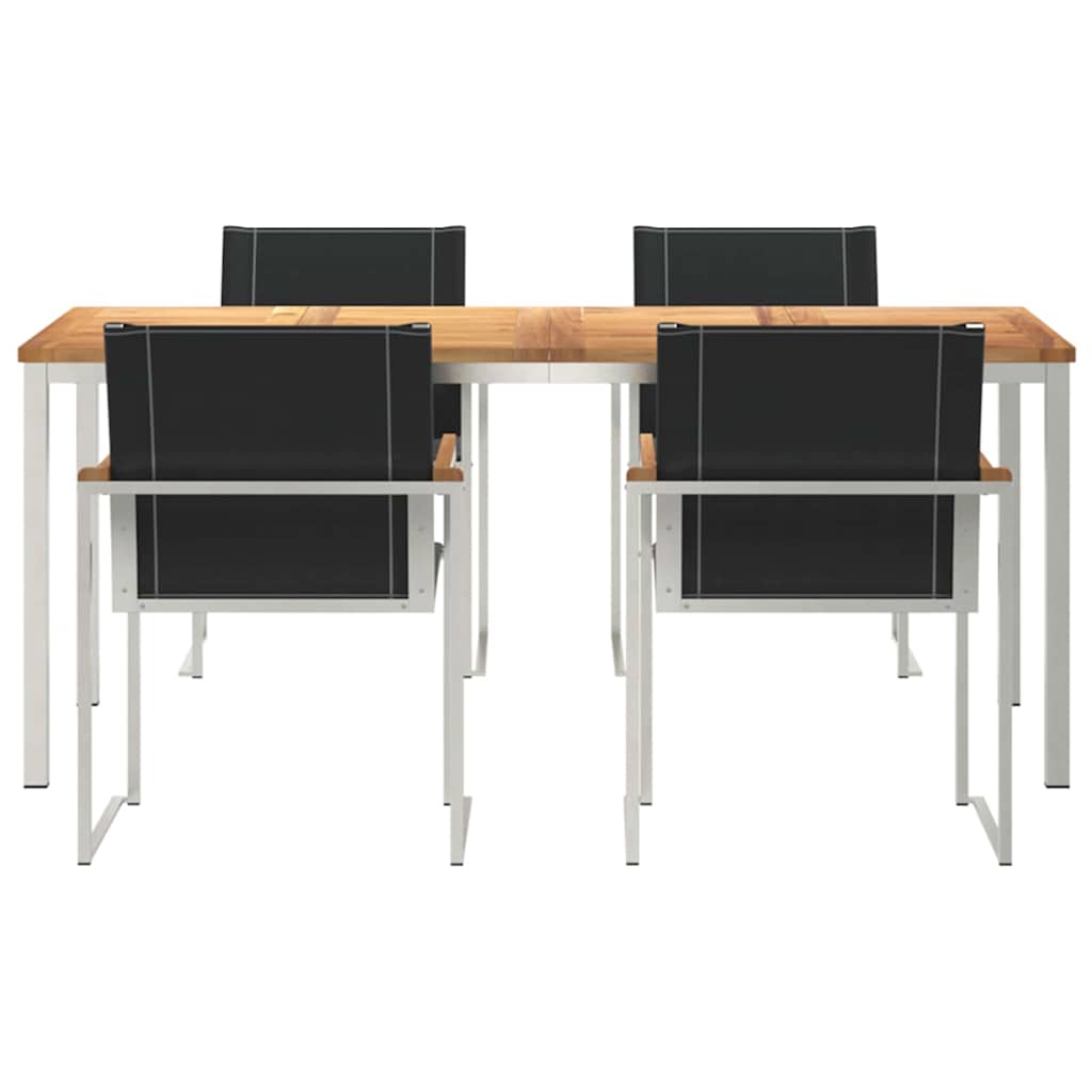 Garten Essgruppe 5 pcs Massivholz Akazie