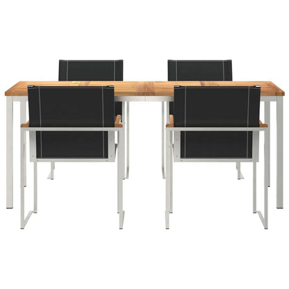Garten Essgruppe 5 pcs Massivholz Akazie