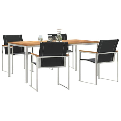 Garten Essgruppe 5 pcs Massivholz Akazie