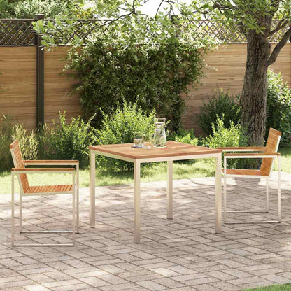 Garten-Ess-Set 3 pcs Massives Teakholz