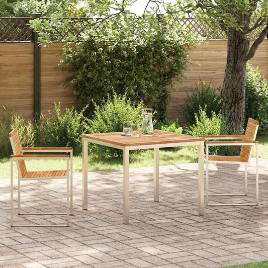 Garten-Ess-Set 3 pcs Massives Teakholz