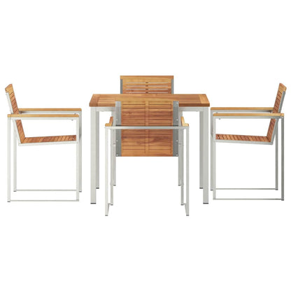 Garten-Ess-Set 5 pcs Massives Teakholz