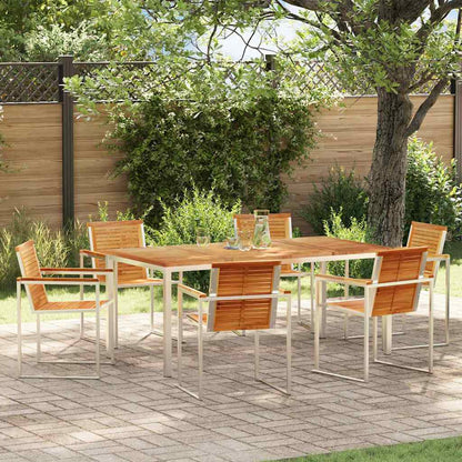 Garten Essgruppe 7 pcs Massivholz Teak