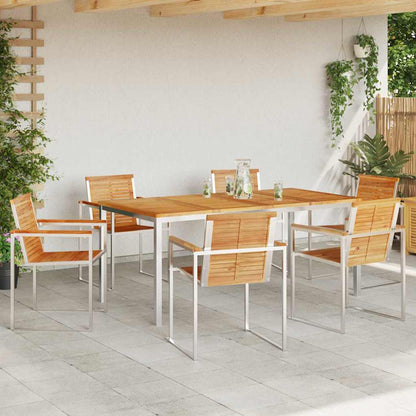 Garten Essgruppe 7 pcs Massivholz Teak