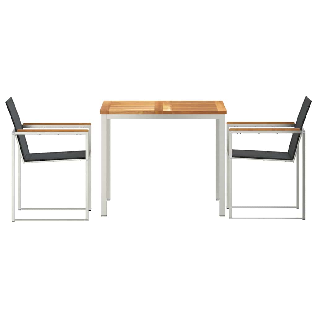 Garten-Ess-Set 3 pcs Massives Teakholz