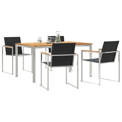 Garten Essgruppe 5 pcs Massivholz Teak