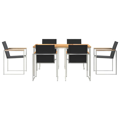 Garten Essgruppe 7 pcs Massivholz Teak