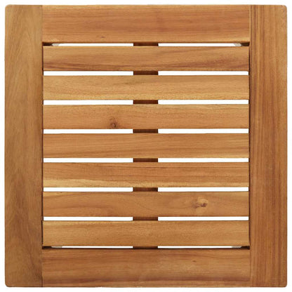 Sonnenliegen 2 Stück mit Tisch 3 pcs Braun Akazie Massivholz