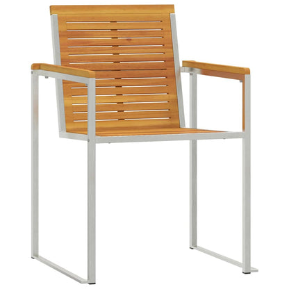 Sonnenliege 3 pcs Braun 200 x 60 x 88cm Massivholz Akazie