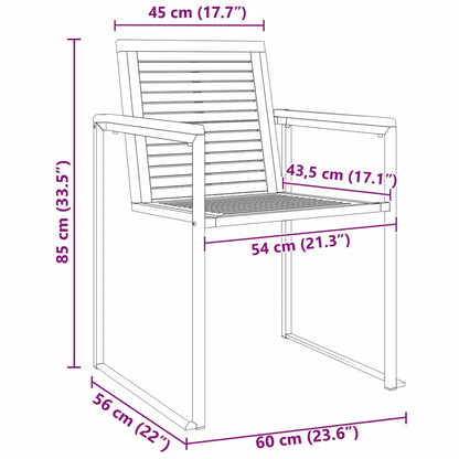 Sonnenliege 3 pcs Braun 200 x 60 x 88cm Massivholz Akazie
