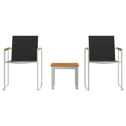 EsssetfürdenAußenbereich 3 pcs Massives Akazienholz