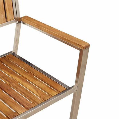 Garten Essgruppe mit Kissen 3 pcs Braun Massivholz Akazie