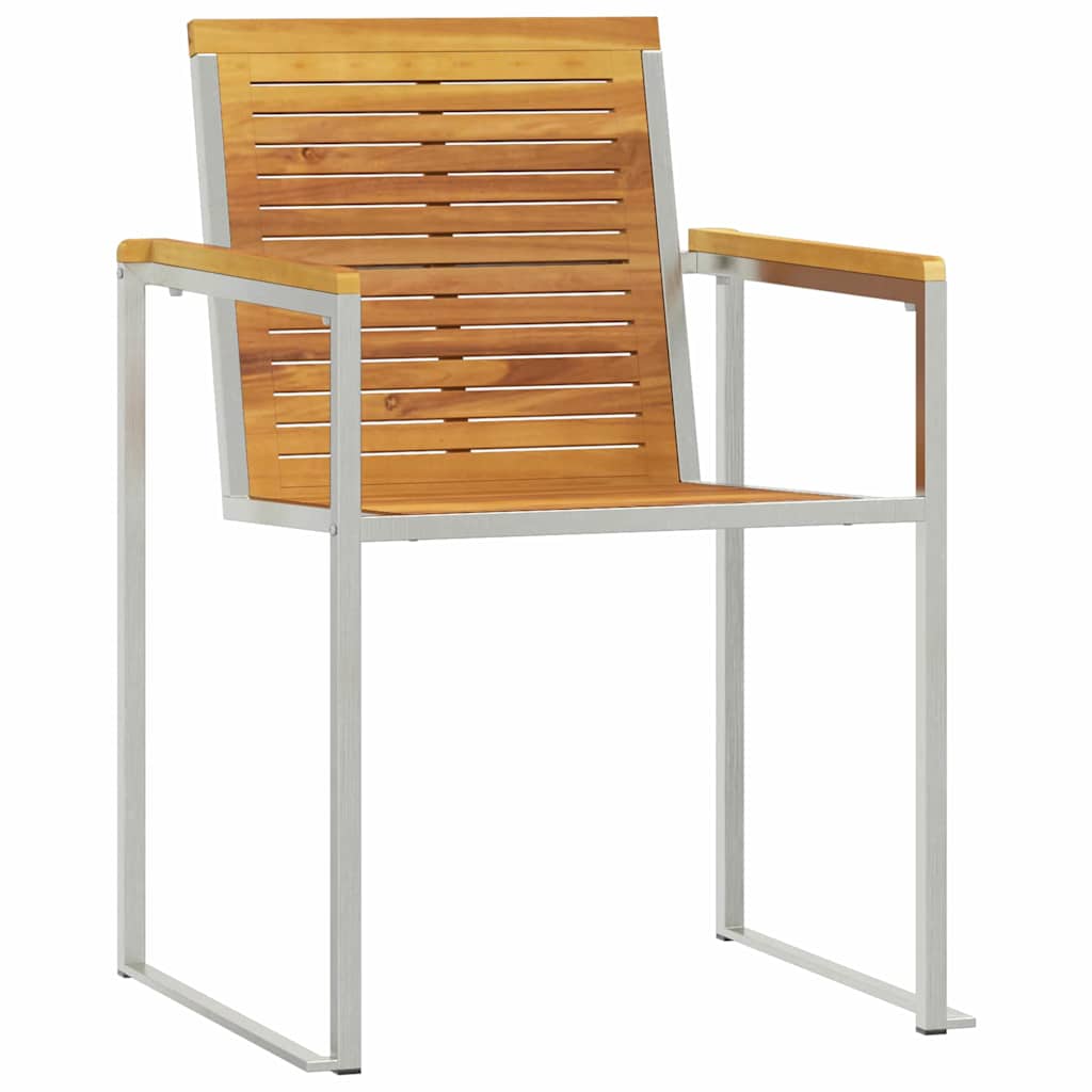 Sonnenliege 3 pcs Braun 200 x 60 x 88cm Massivholz Teak