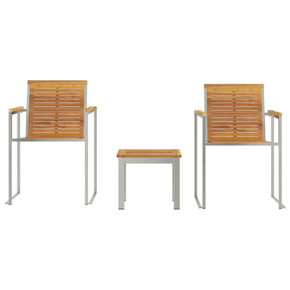 Sonnenliege 3 pcs Braun 200 x 60 x 88cm Massivholz Teak