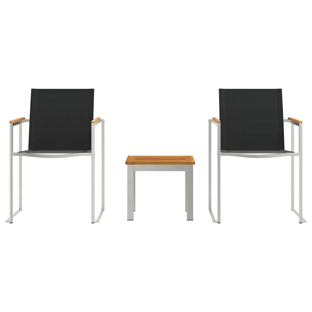 EsssetfürdenAußenbereich 3 pcs Massives Teakholz