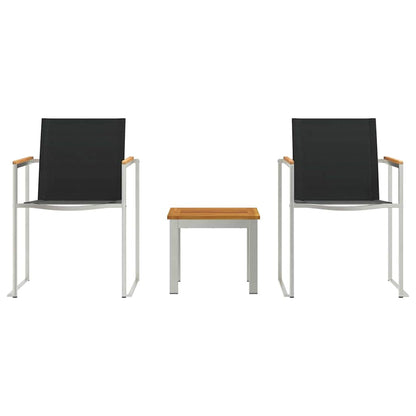 EsssetfürdenAußenbereich 3 pcs Massives Teakholz