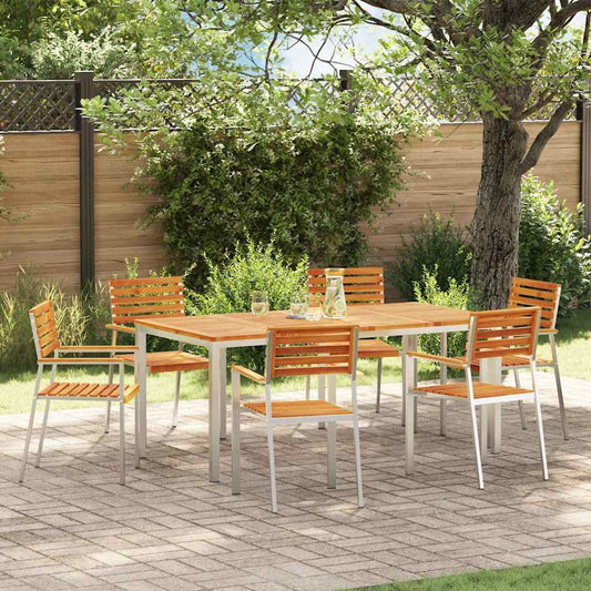 Gartenstuhl 6 pcs Braun 56 x 54,5 x 87cm Massivholz Akazie