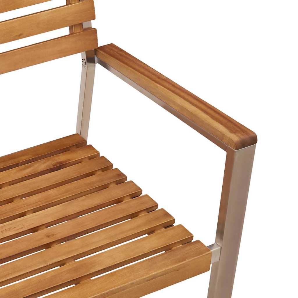 Gartenstuhl 8 pcs Braun 56 x 54,5 x 87cm Massivholz Akazie