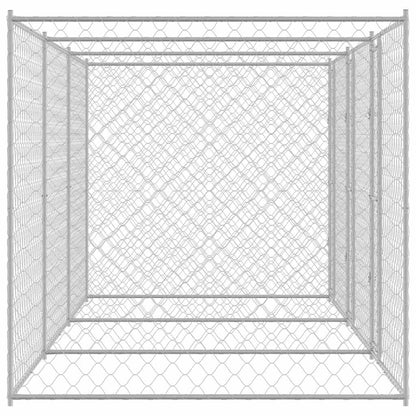 Hundekäfig Silber 600 x 200 x 200 cm Verzinkter Stahl