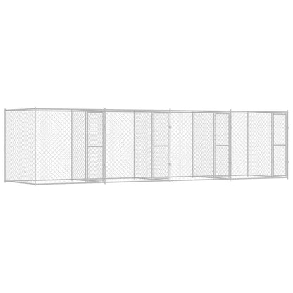 Hundekäfig Silber 800 x 200 x 200 cm Verzinkter Stahl