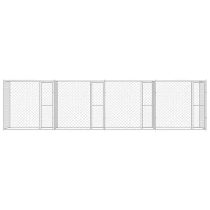 Hundekäfig Silber 800 x 200 x 200 cm Verzinkter Stahl
