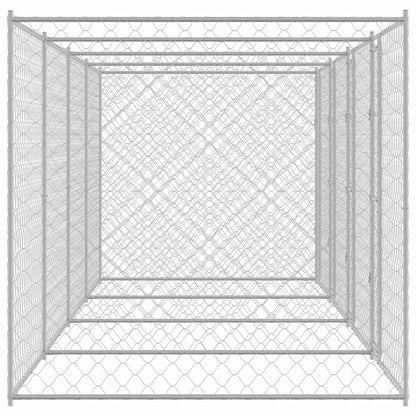 Hundekäfig Silber 800 x 200 x 200 cm Verzinkter Stahl