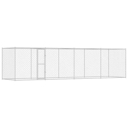 Hundekäfig Silber 800 x 200 x 256 cm Verzinkter Stahl
