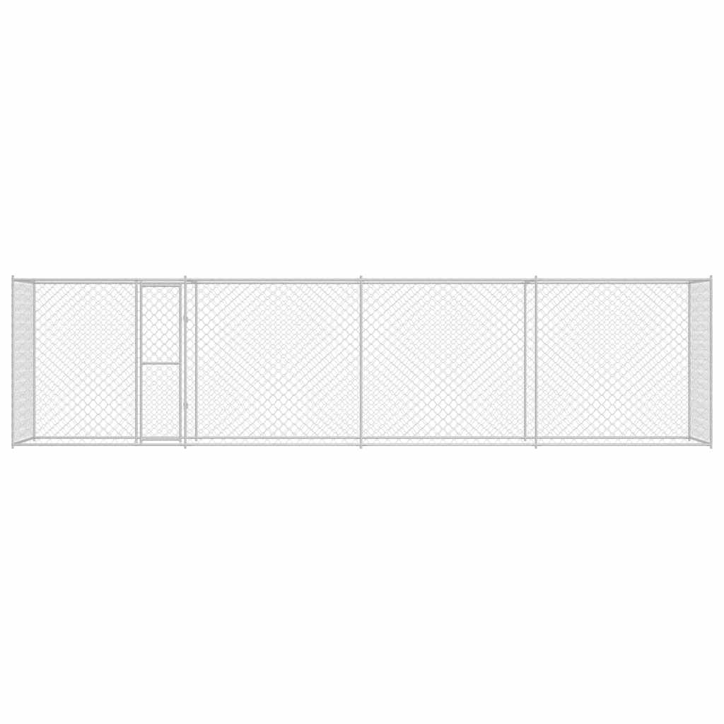 Hundekäfig Silber 800 x 200 x 256 cm Verzinkter Stahl