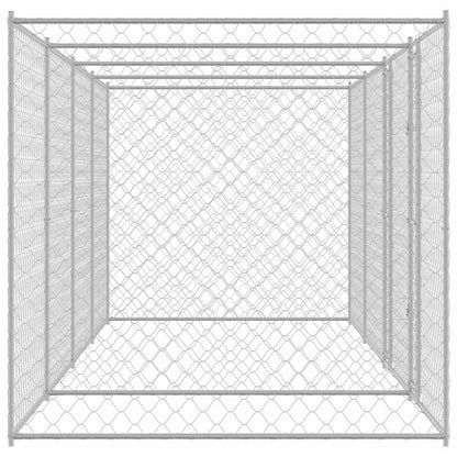 Hundekäfig Silber 600 x 200 x 200 cm Verzinkter Stahl