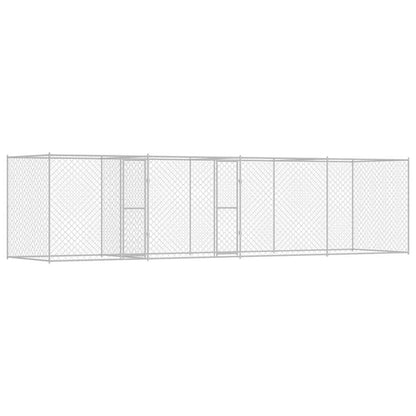 Hundekäfig Silber 800 x 200 x 200 cm Verzinkter Stahl