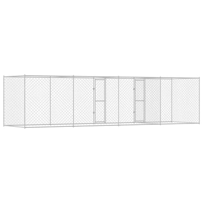 Hundekäfig Silber 800 x 200 x 200 cm Verzinkter Stahl